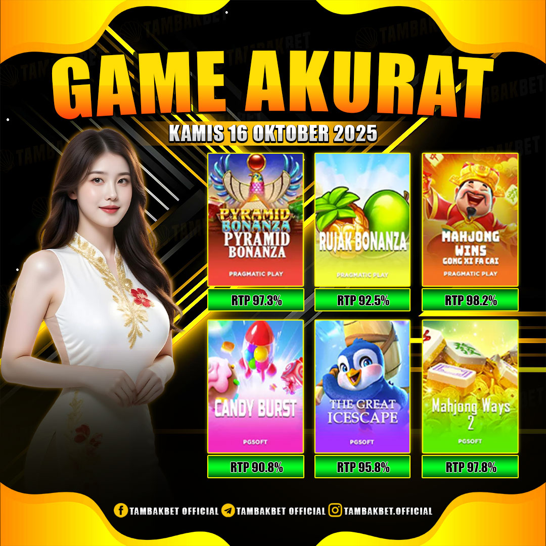 Game Gacor TambakBet 2025: Bukti Bukan Janji – Daftar RTP Tertinggi Hari Ini