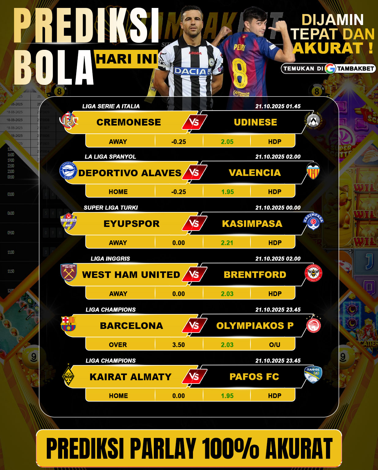 “Prediksi Bola TambakBet Hari Ini: Analisis Akurat & Statistik Terbaru!”