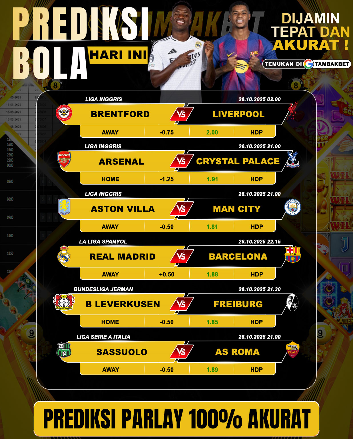 analisis bola hari ini