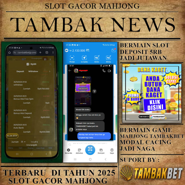 pemuda kampung sukses Tambakbet