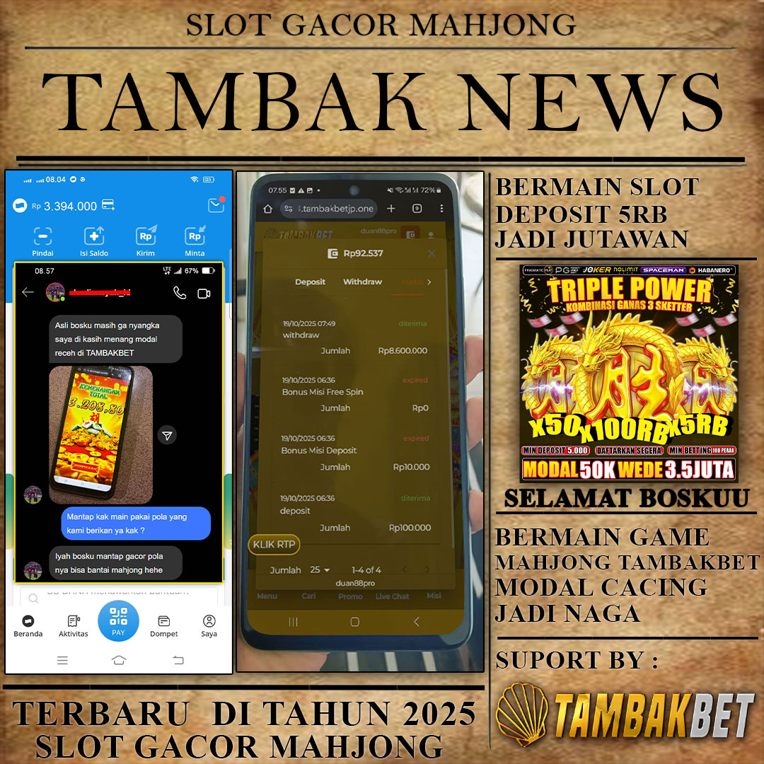 kisah pemuda sukses di TambakBet