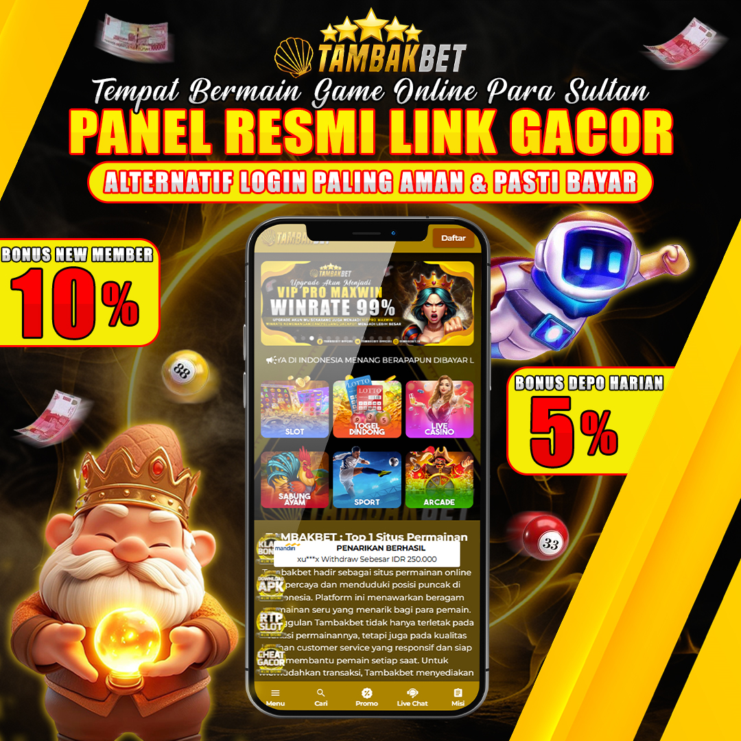 TAMBAKBET Panel Resmi Link Gacor Aman, Cepat dan Terpercaya – Akses Digital Tanpa Hambatan