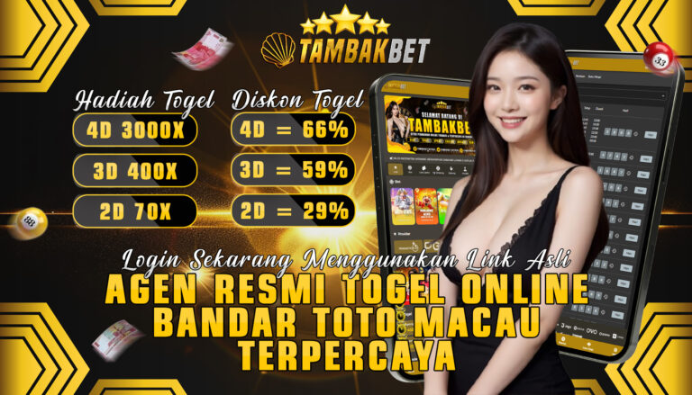 TAMBAKBET Situs TOTO 4D Paling Akurat Dengan Bonus Hadiah Terbesar