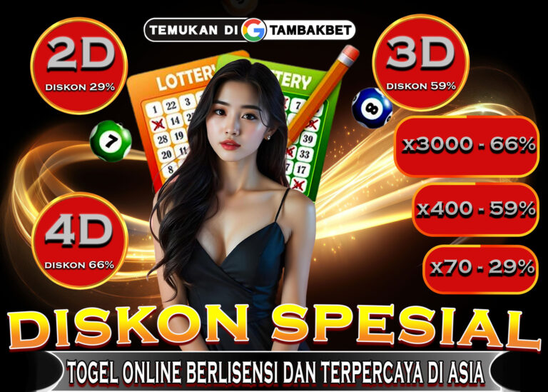 Tambakbet platform togel online dengan diskon terbesar