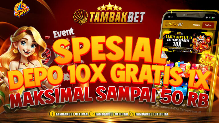 bonus gratis deposit 1x tambakbet