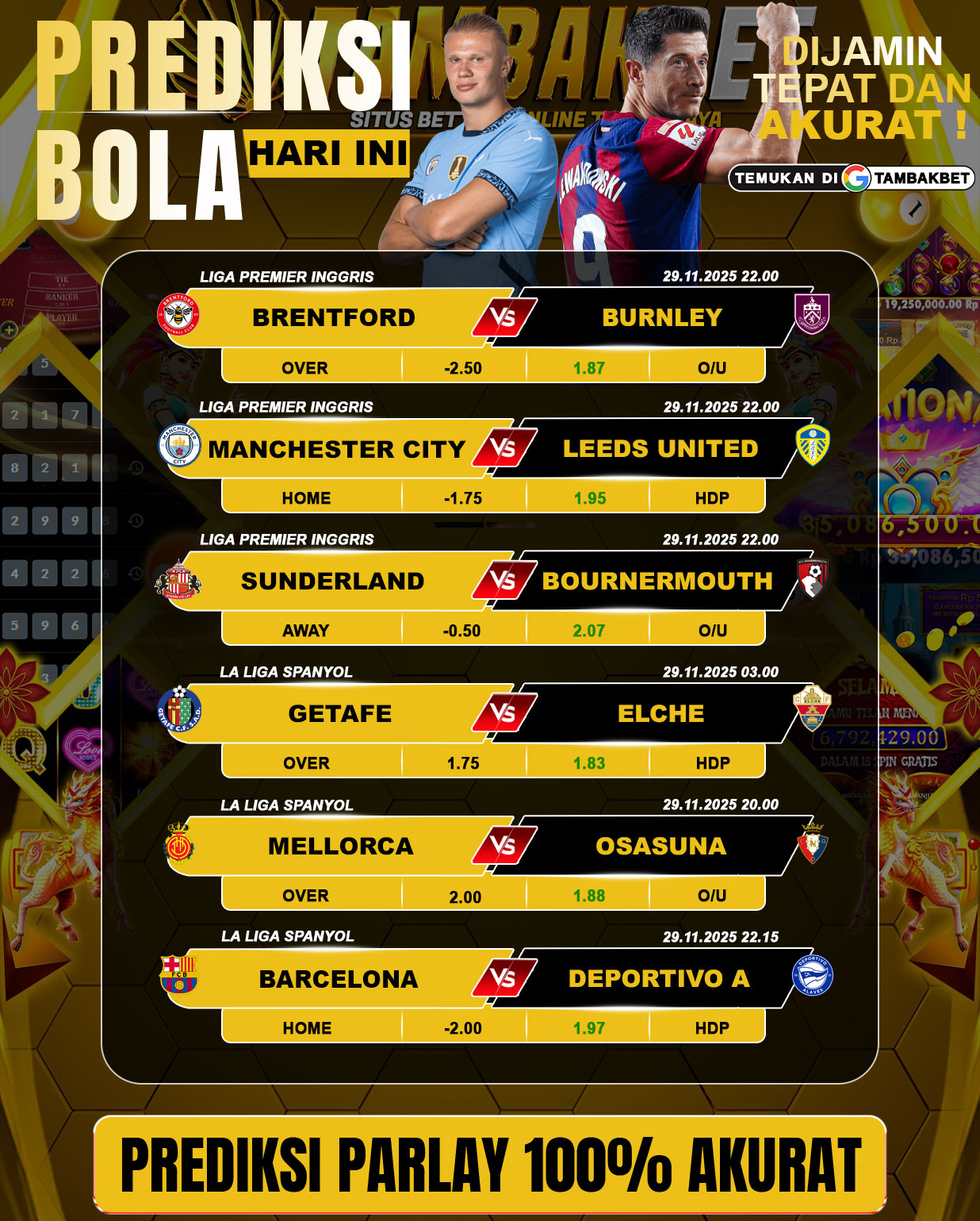 prediksi parlay hari ini Tambakbet