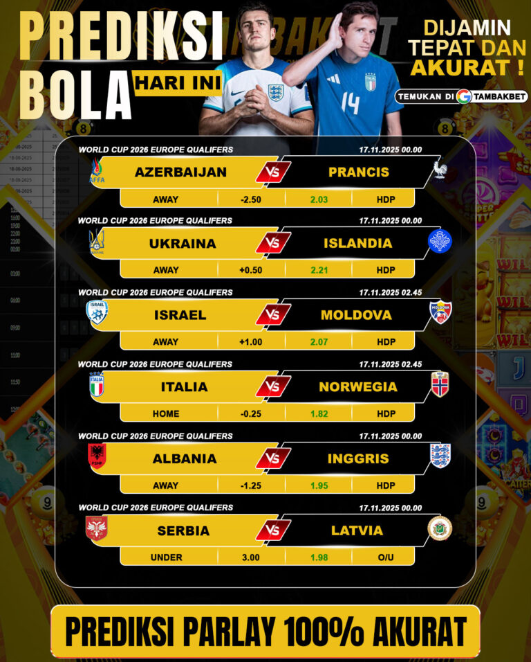 Prediksi pertandingan malam