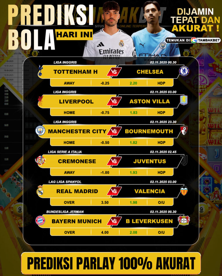 prediksi bola malam ini
