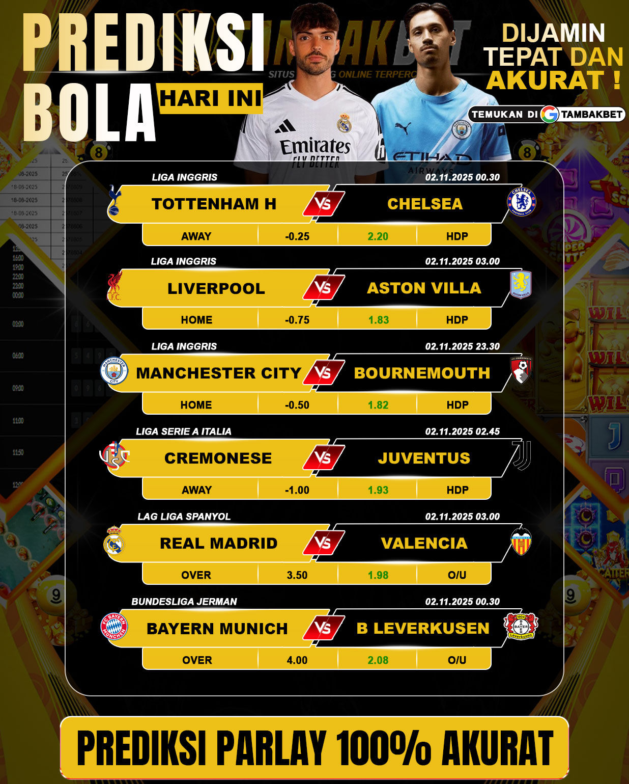 prediksi bola malam ini