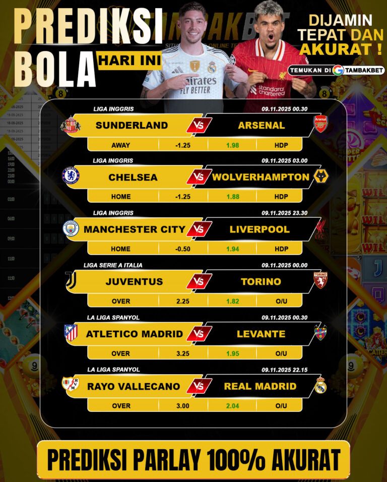 prediksi parlay hari ini tambakbet