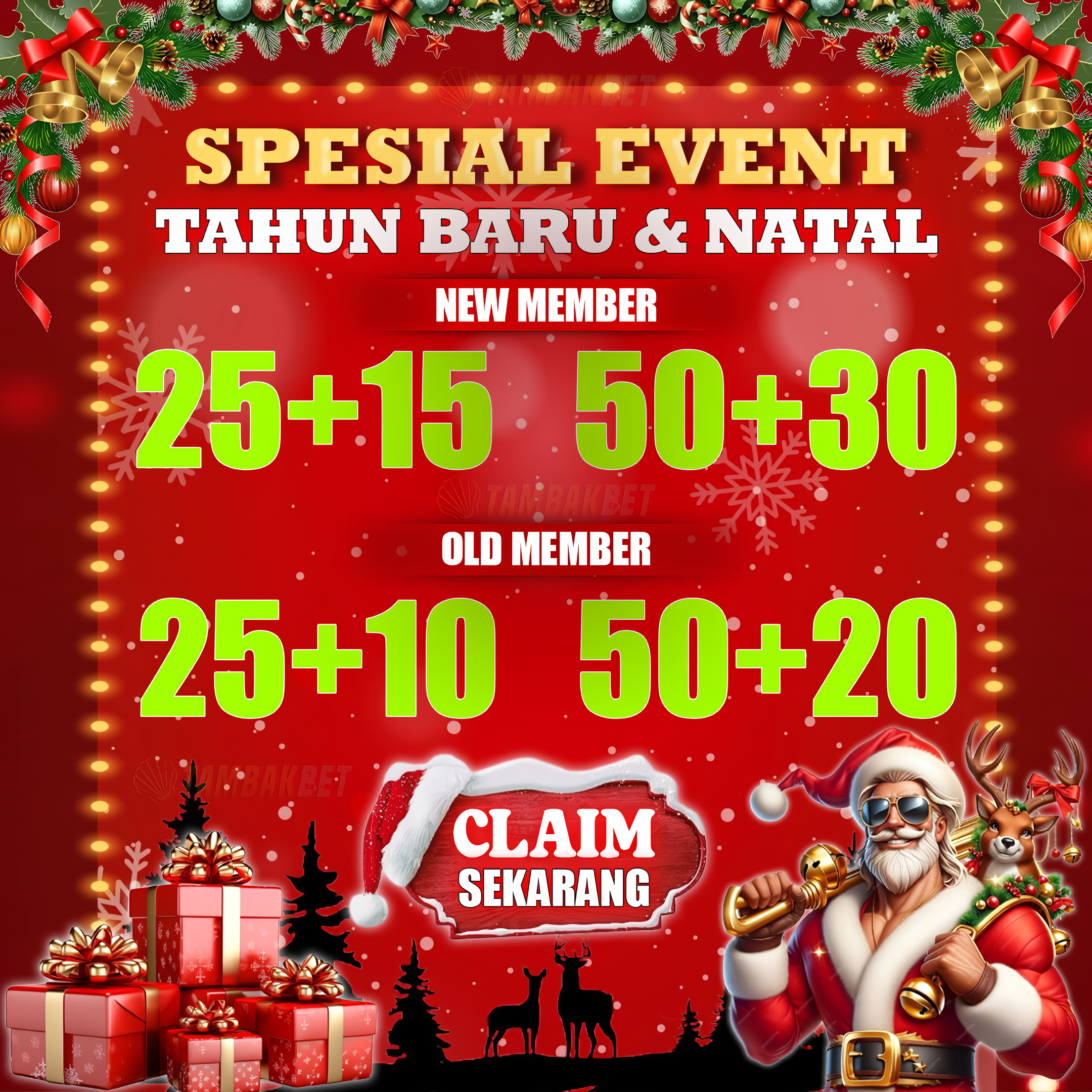 Spesial Bonus Natal Ambakbet