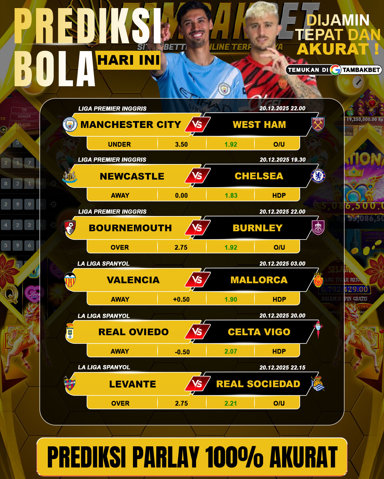 Parlay Gacor Tambakbet