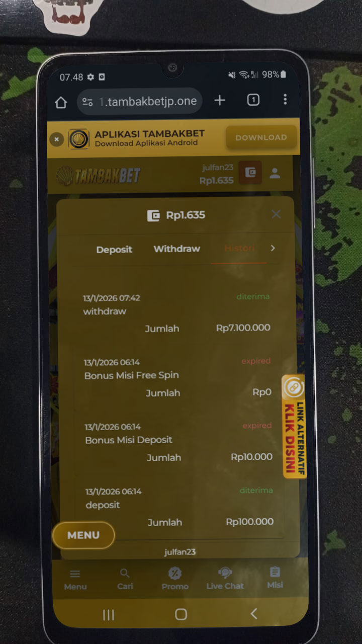 laporan dari toke aplas tambakbet