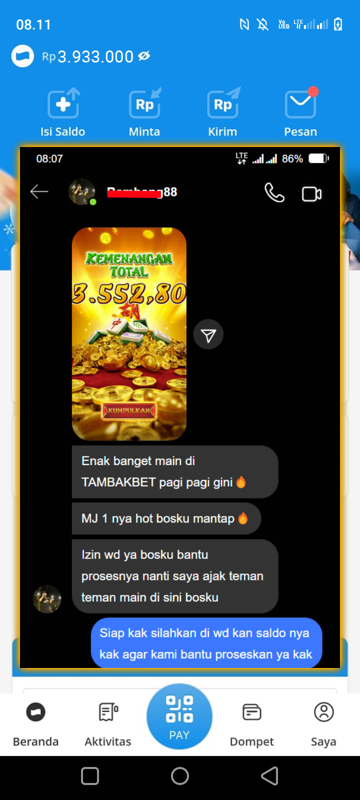 laporan ketua Tanjung Pinang