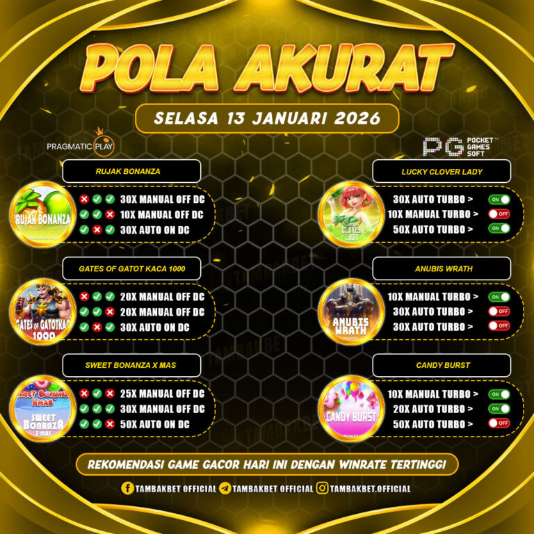 pola gacor hari ini tambakbet