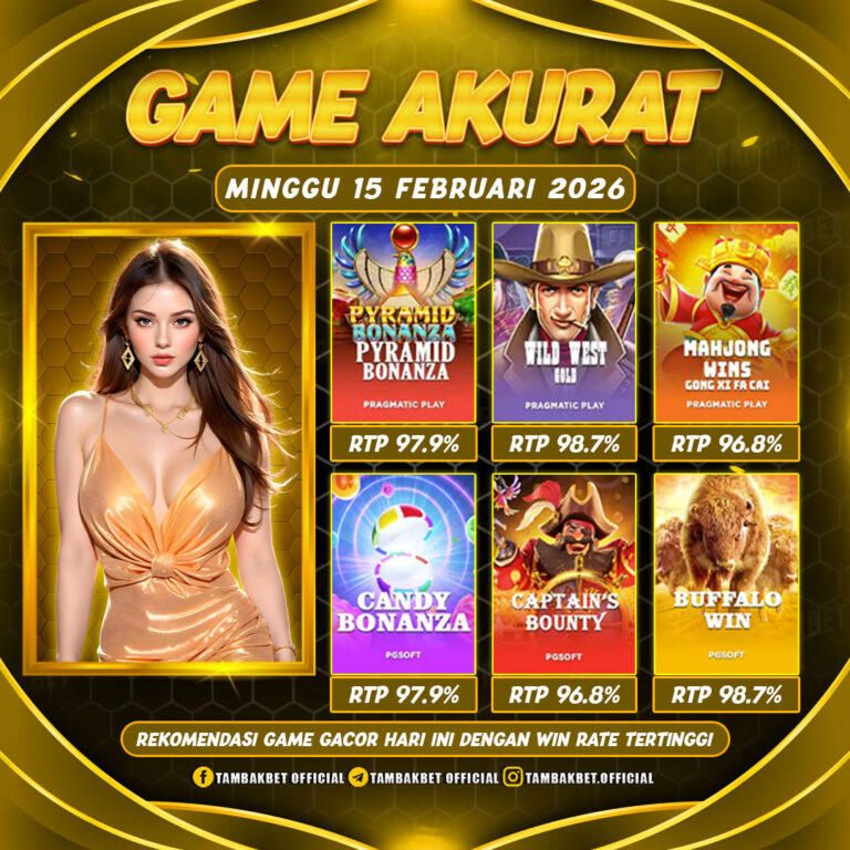 game akurat hari ini tambakbet gacor TAMBAKBET