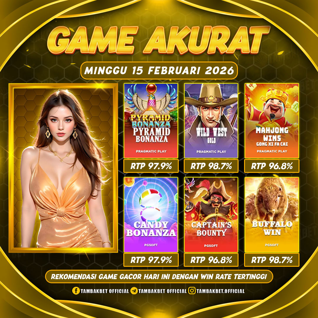 game akurat hari ini tambakbet gacor TAMBAKBET