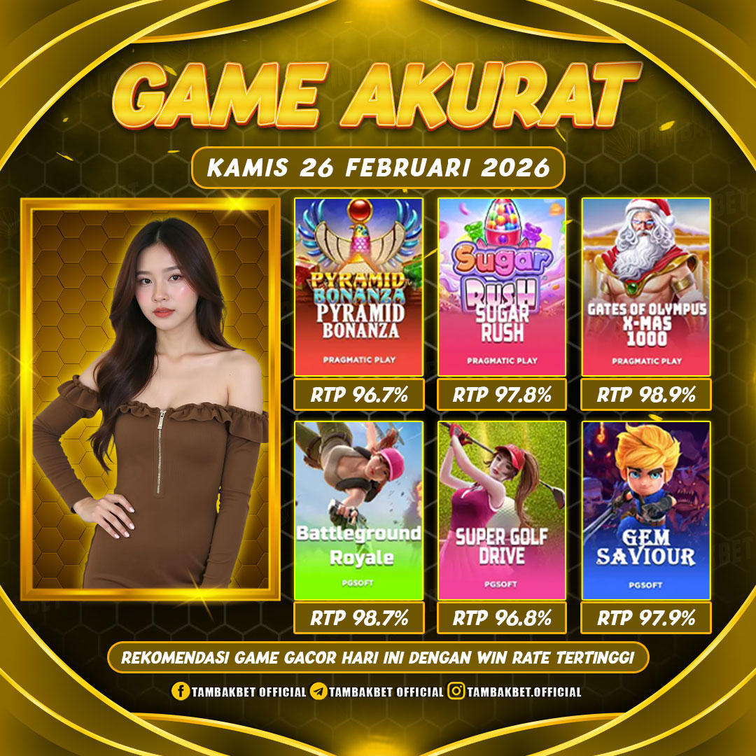 game akurat tambakbet hari ini TAMBAKBET