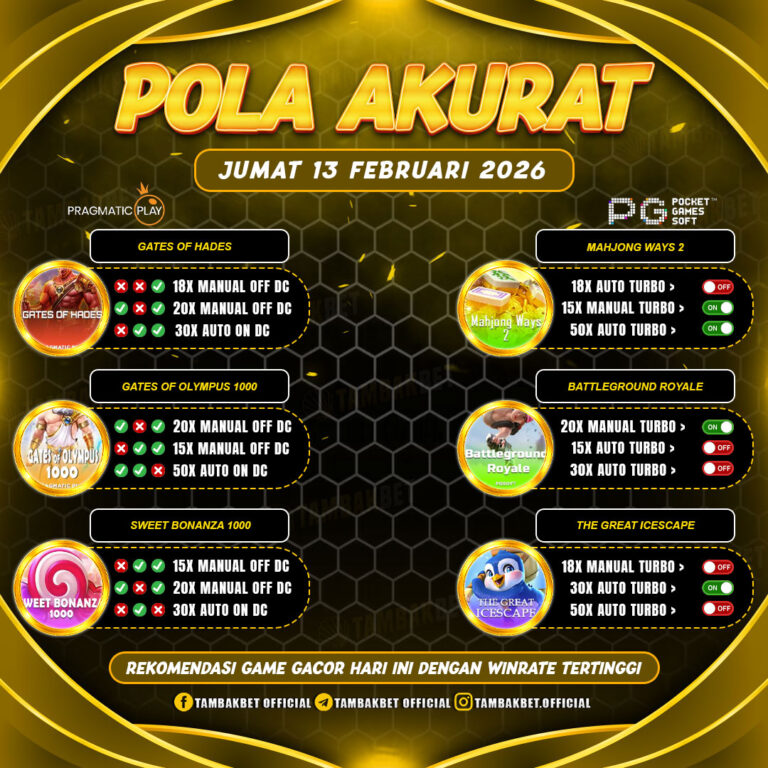 pola akurat hari ini tambakbet