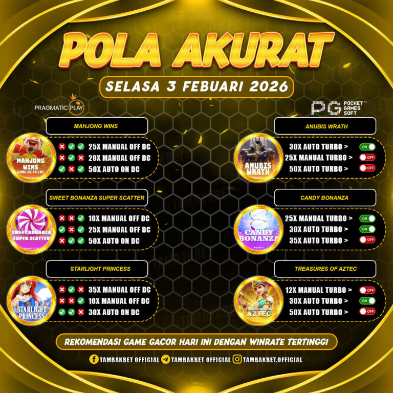 pola gacor tambakbet 100% hari ini