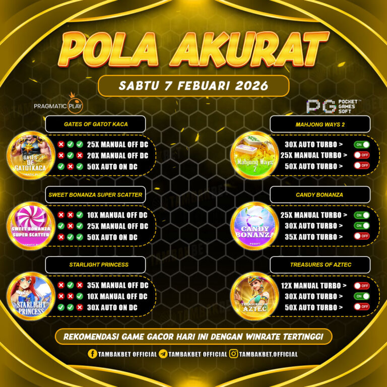 pola akurat Tambakbet hari ini TAMBAKBET