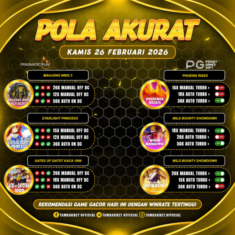 pola akurat Tambakbet terbaru TAMBAKBET