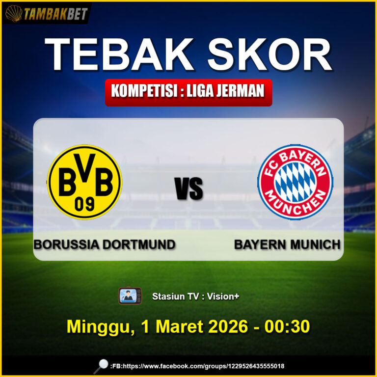 tebak skor paling akurat 1 maret 2026 TAMBAKBET