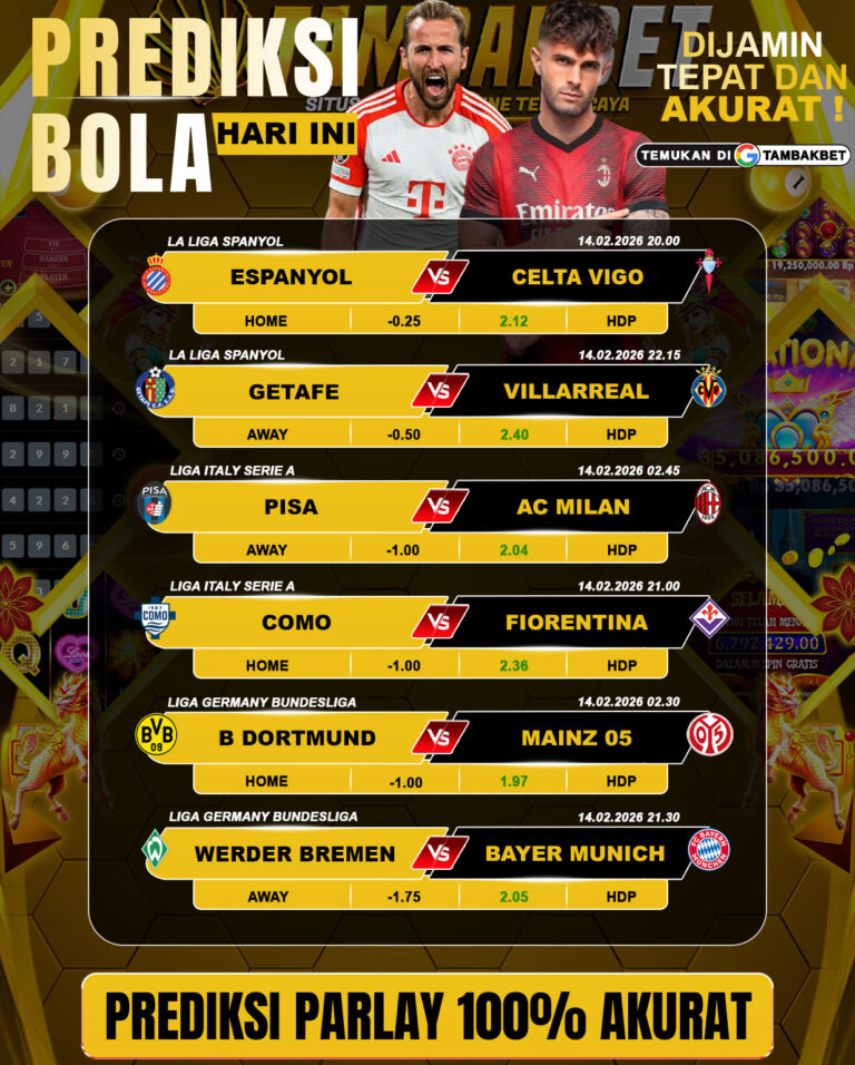 prediksi parlay tambakbet