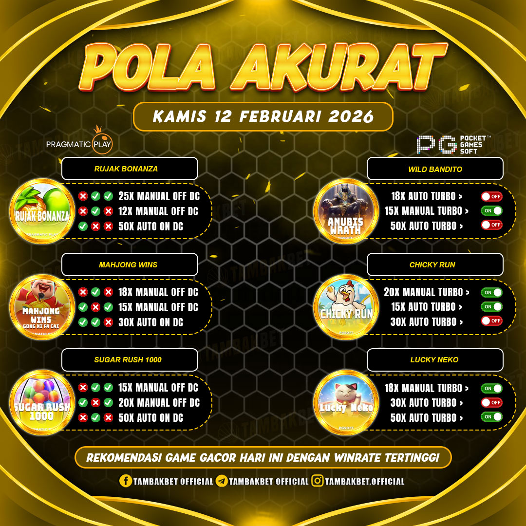 pola paling akurat pecahan TAMBAKBET