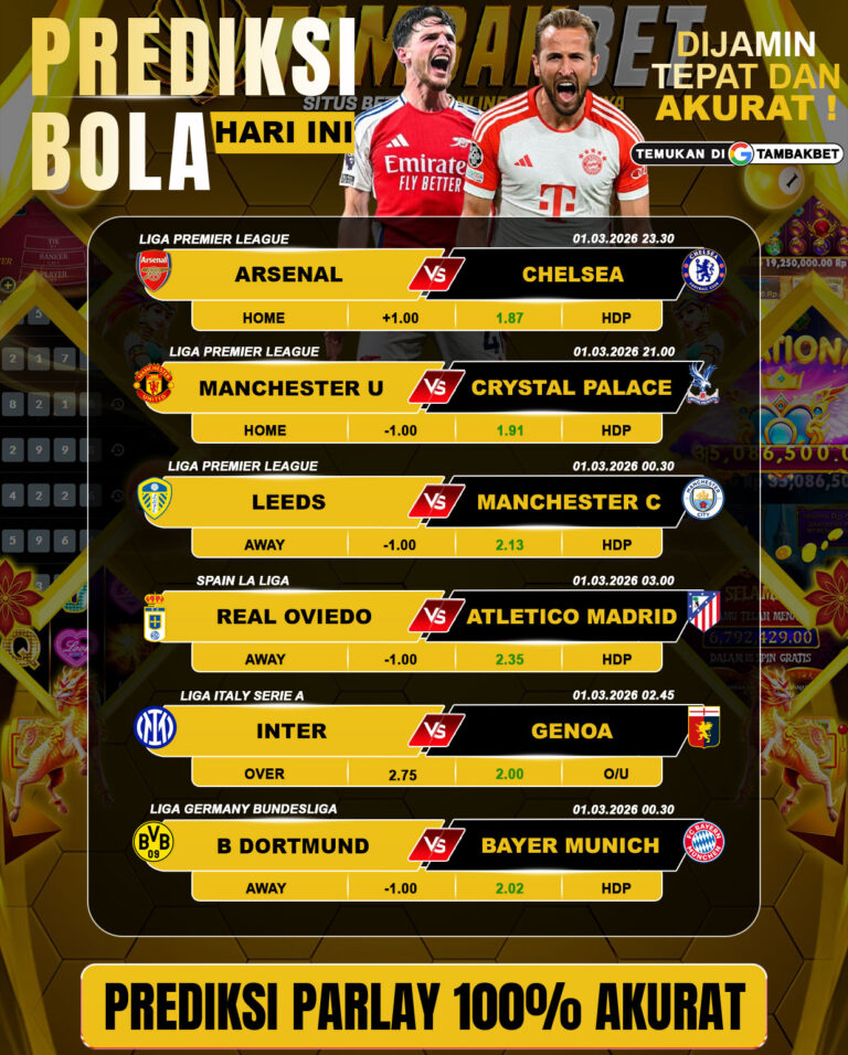 prediksi bola parlay tambakbet