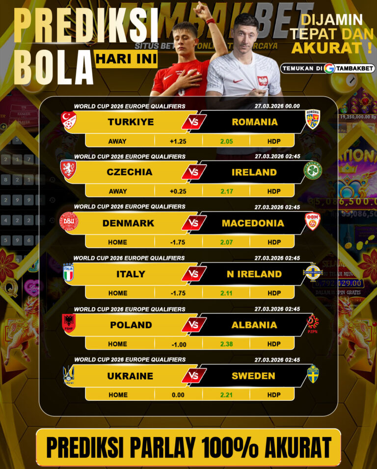 Prediksi Bola Akurat 2026 Tambakbet