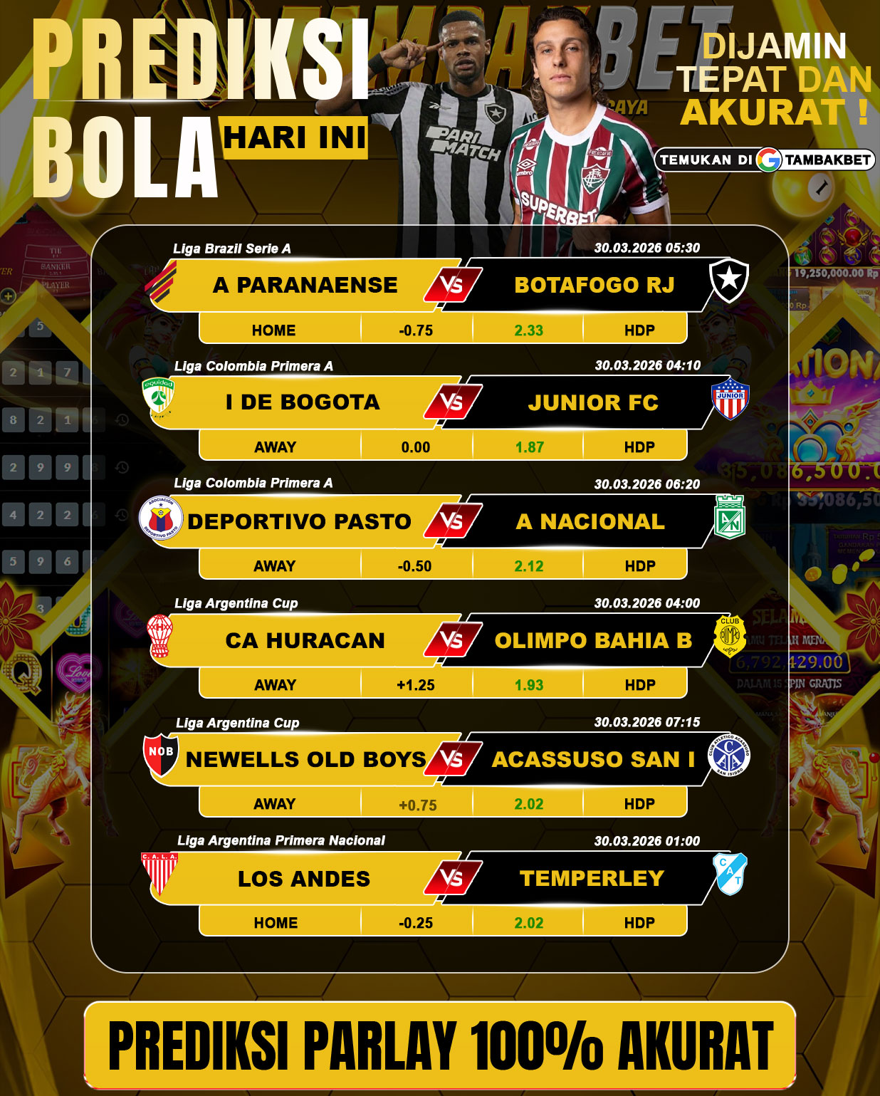 prediksi parlay TambakBet gacor