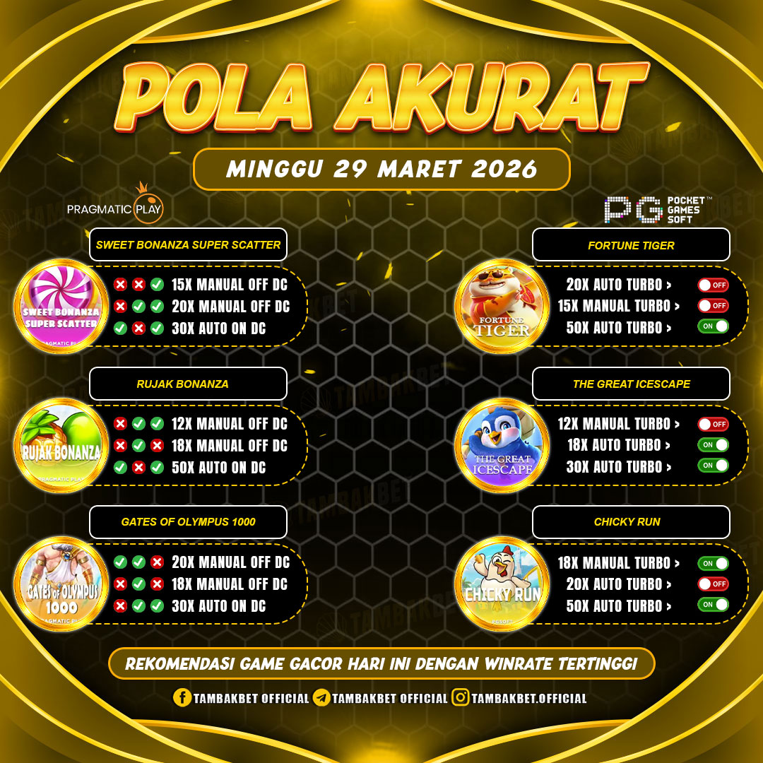 pola akurat tambakbet paling rekomendasi hari ini TAMBAKBET