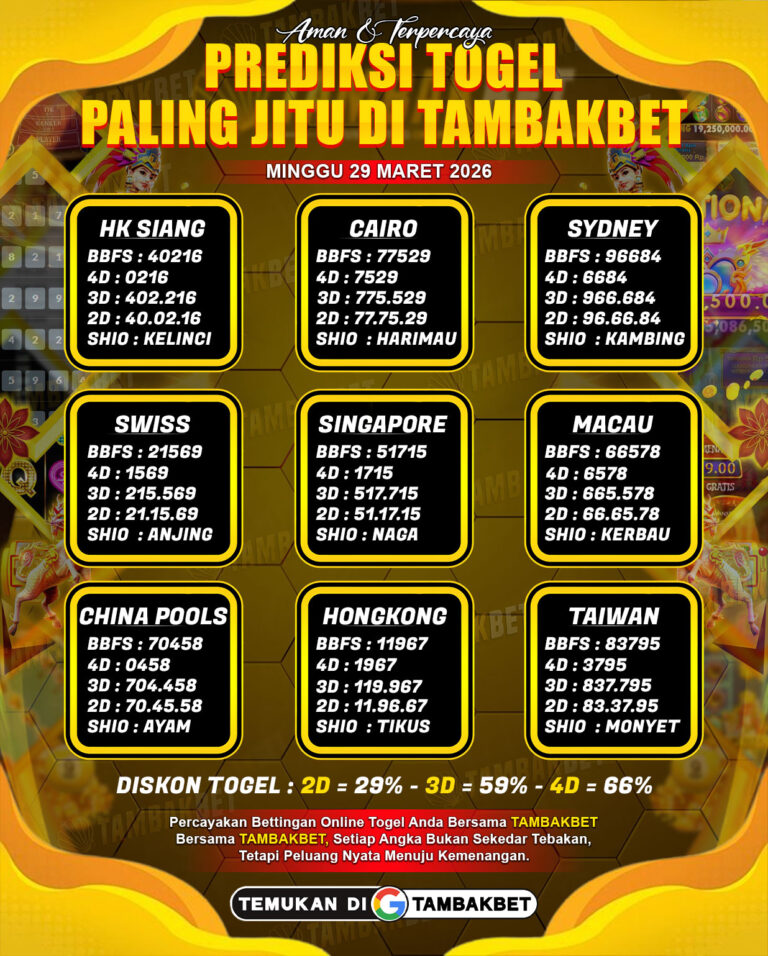 prediksi angka togel paling akurat