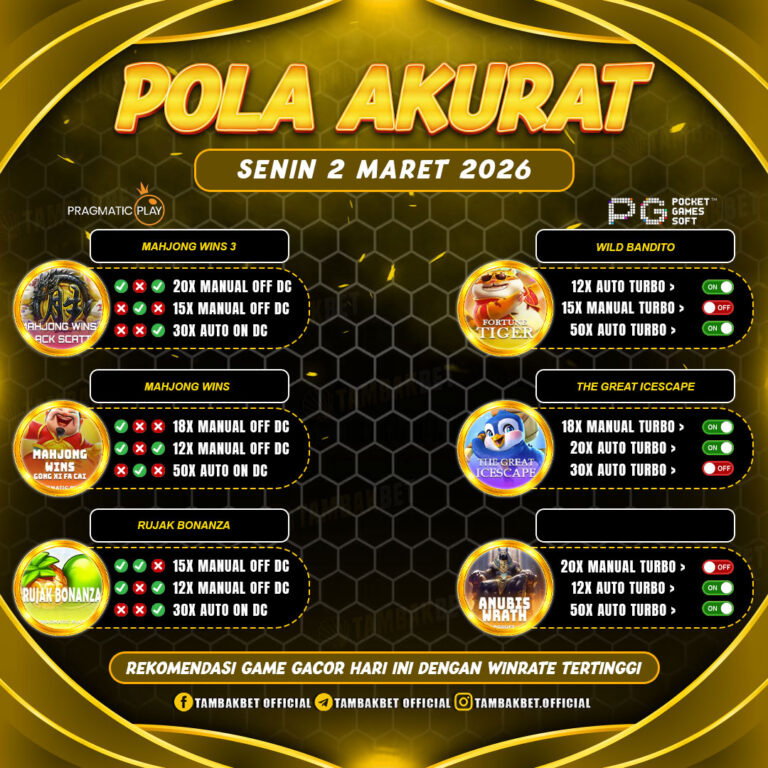 Pola akurat tambakbet hari ini banyak pecahan
