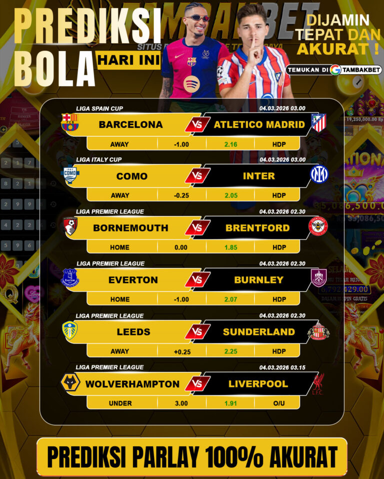 prediksi parlay tambakbet paling akurat TAMBAKBET