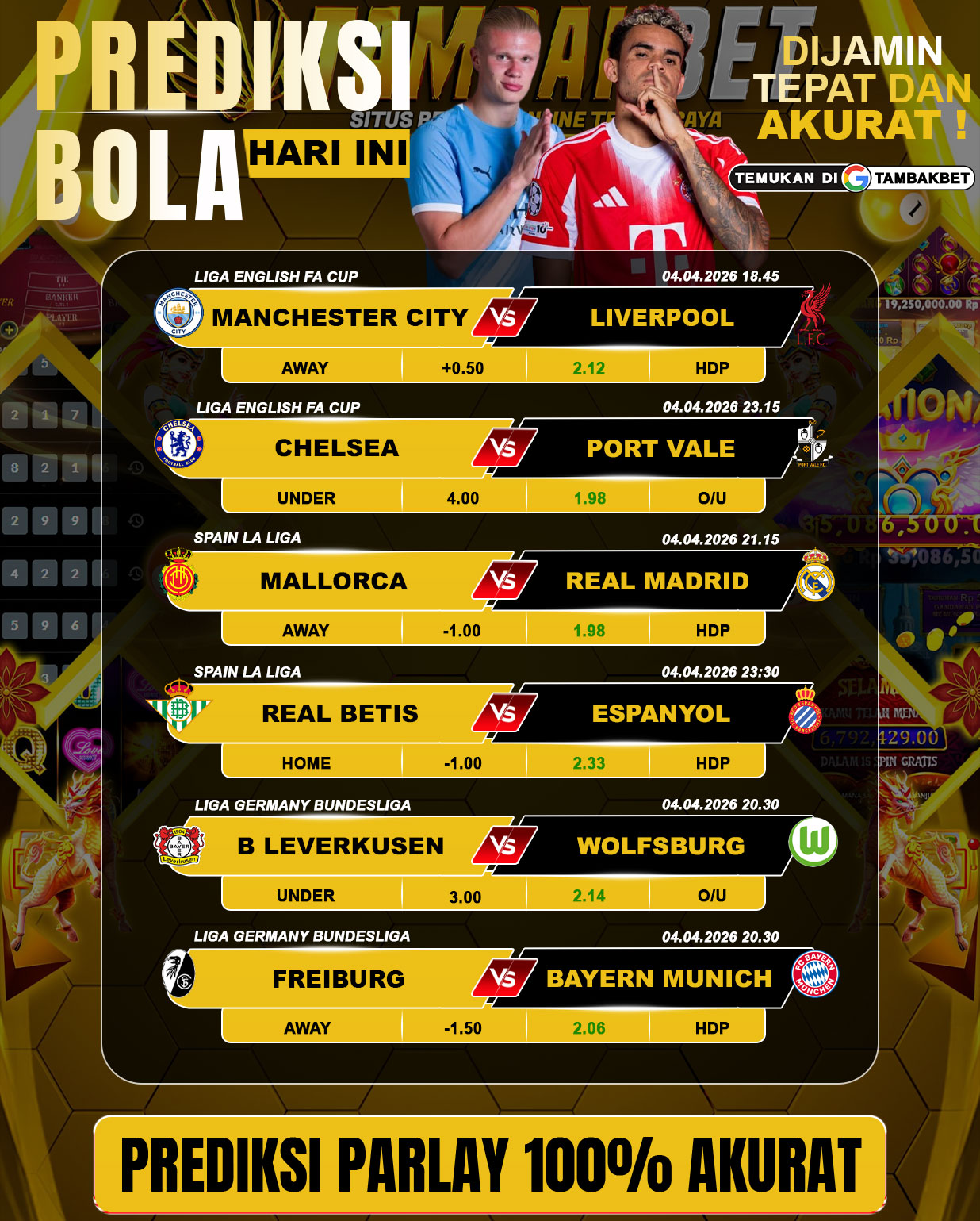 prediksi parlay tambakbet akurat