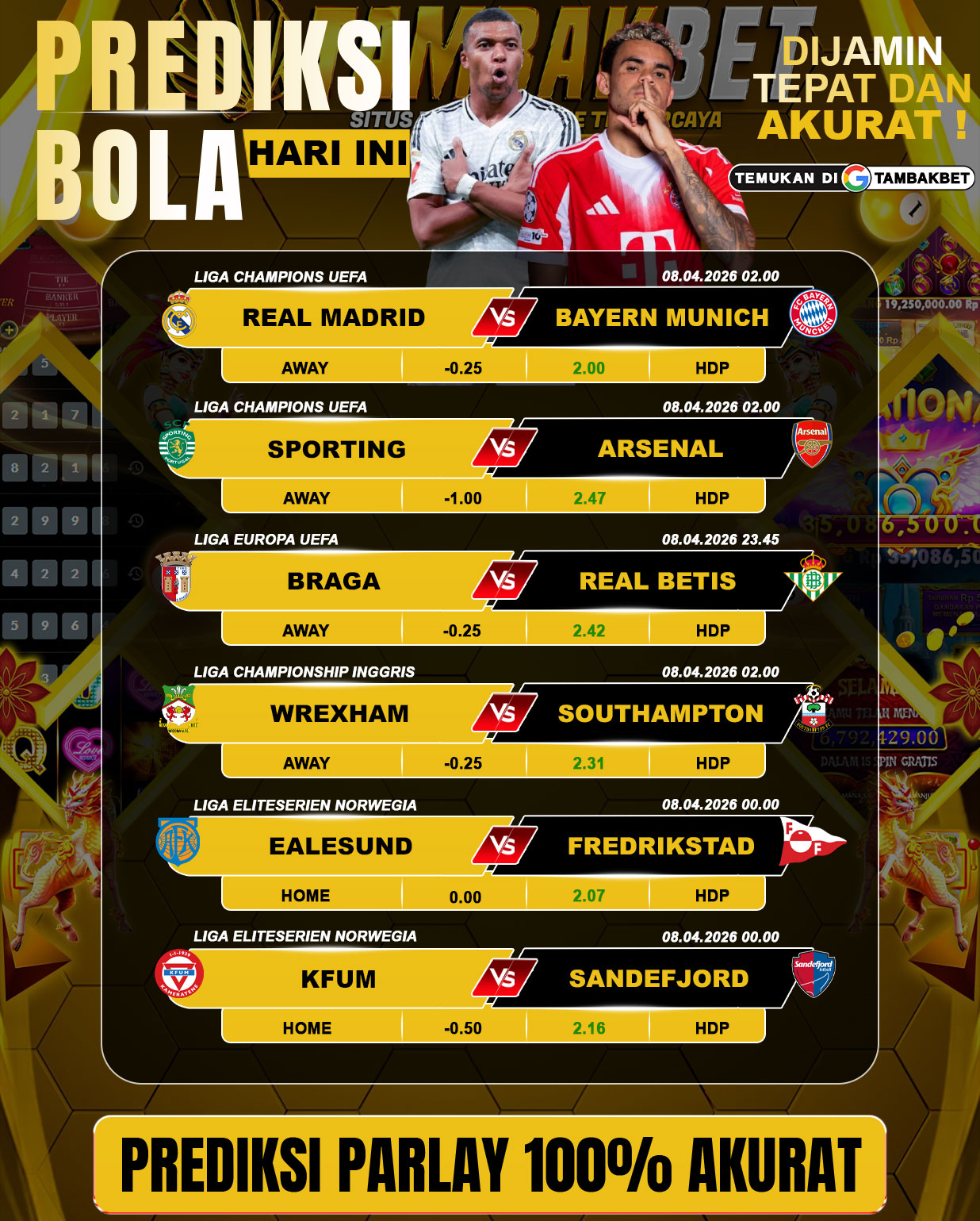 prediksi parlay gacor tambakbet