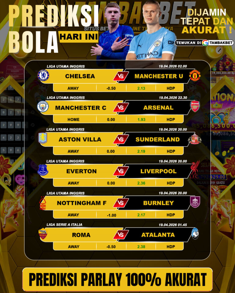Prediksi Bola Akurat Cocok Buat Kamu Pecinta Parlay