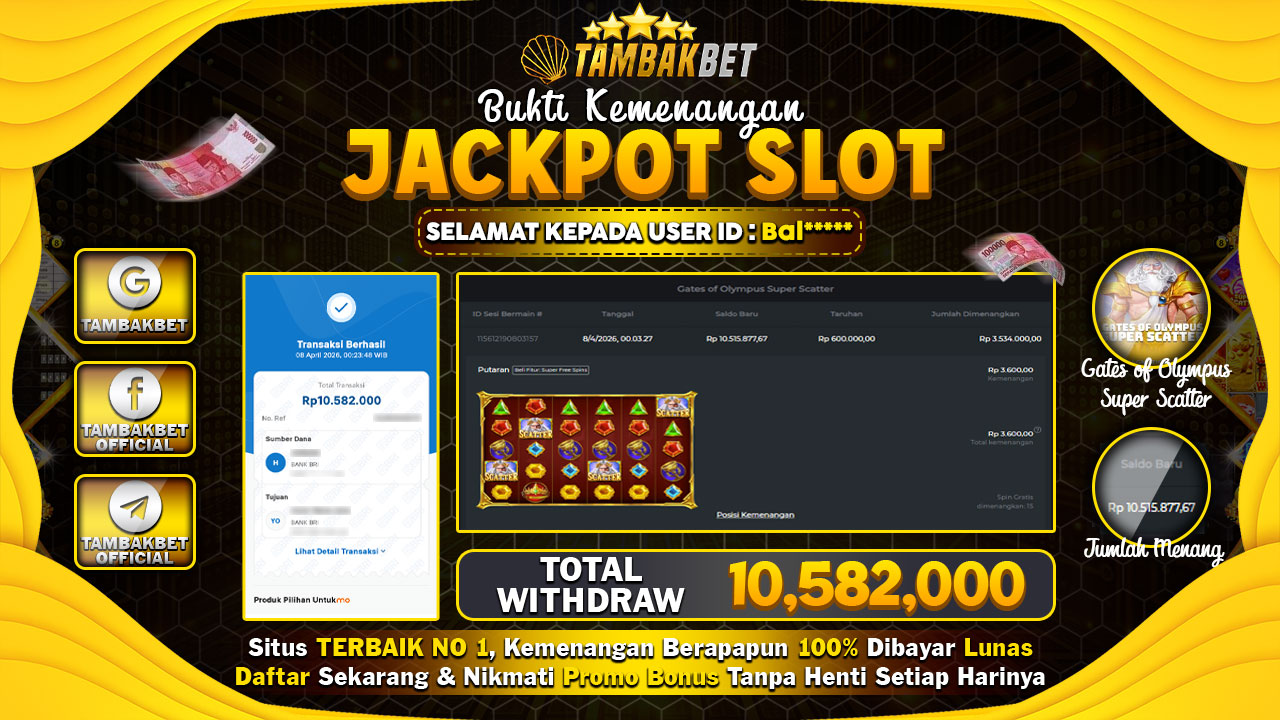 bukti jepe tambakbet hari ini